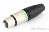 MD Cable XDC3F Разъем XLR (Мама) /Premium класс/ 
