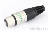 MD Cable XCC3F Разъем XLR (Мама) /Premium класс/