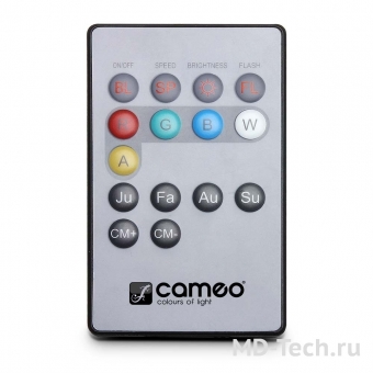 CAMEO FLAT PAR CAN REMOTE ИК пульт ДУ для прожекторов серии FLAT PAR CAN.