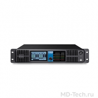 Fidek FPT-8004  - 4-канальный усилитель мощности с DSP, интерфейсом Dante и тач-скрин монитором