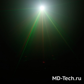 CAMEO STORM FX световой прибор эффектов 3 в 1, 2 x 9 Вт RGB+BWA Дерби, стробоскоп и решетчатый лазер.
