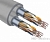 MD Cable DA-C5eFlex-M2 SFTP Профессиональный мультикор Cat 5e SFTP и цифровой аудио через Ethernet кабель 2 линии 4x2x0,22 мм2 в двойной изоляции и с двойным (плетеным и алюминиевым) экраном -25°C To +70°C. 300 метров